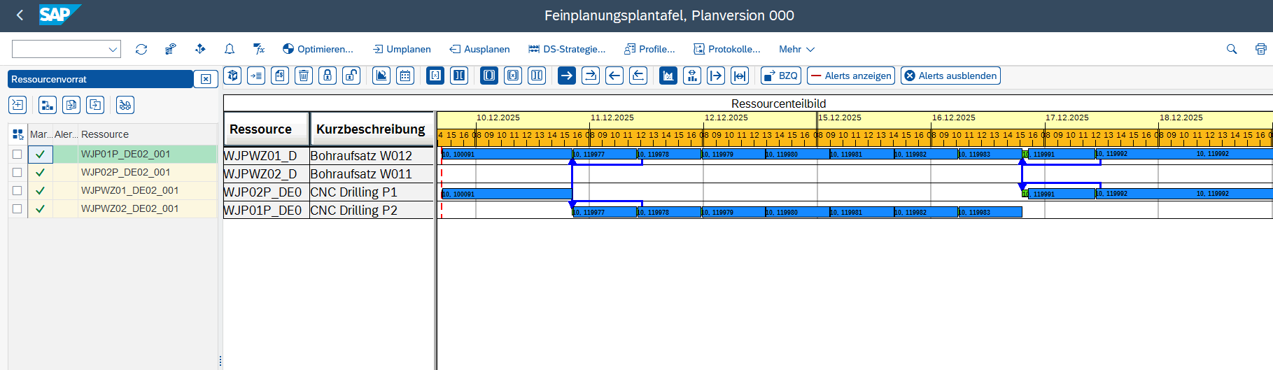 detailed planning board