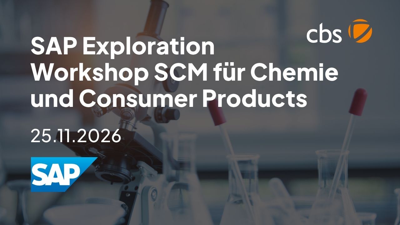 SCM Discovery Day Chemie & Consumer Products