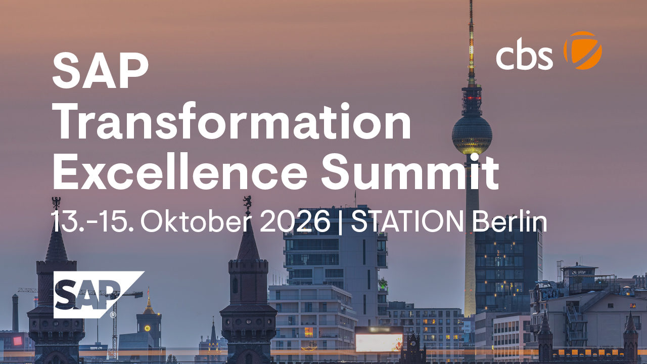 SAP Transformation Excellence Summit 2026