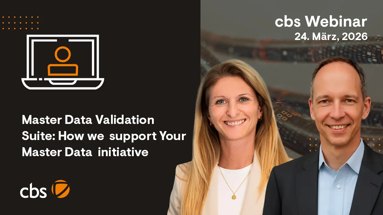 Master Data Validation mit der cbs MDV® Suite | cbs Corporate Business ...
